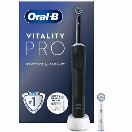 Braun Oral-B Vitality Pro Negro Cepillo de Dientes Eléctrico Recargable Tecnología 2D